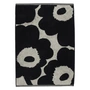 Marimekko - Unikko Handtuch 50 x 70 cm, baumwollweiss / dunkelblau