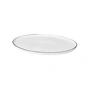 Broste Copenhagen - Salt Servierplatte oval, 30 x 20 cm, weiss / schwarz