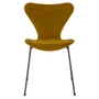 Fritz Hansen - Serie 7 Stuhl, Vollpolsterung, brown bronze / Velvet Belfast zartes ocker