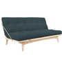 Karup Design - Folk Schlafsofa, Kiefer klar lackiert / Cord pale blue (513)