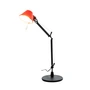 Artemide - Tolomeo Micro Bicolor Tischleuchte, schwarz / korallenrot