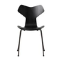 Fritz Hansen - Grand Prix Stuhl, schwarz / Esche schwarz gefärbt