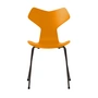 Fritz Hansen - Grand Prix Stuhl, schwarz / Esche burnt yellow gefärbt