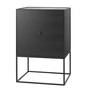 Audo - Frame Sideboard 49 (inkl. Tür & Regalboden), Esche schwarz gebeizt