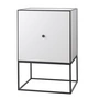 Audo - Frame Sideboard 49 (inkl. Tür & Regalboden), hellgrau