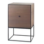 Audo - Frame Sideboard 49 (inkl. Tür & Regalboden), Eiche geräuchert