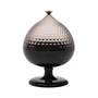 Kartell - Pumo Aufbewahrungsglas, Ø 21 cm, schwarz / fumè