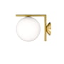 Flos - IC C/W1 BRO Wand- und Deckenleuchte, Messing
