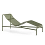 HAY - Palissade Chaise Longue Liegestuhl, olive