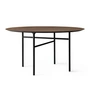 Audo - Snaregade Tisch, Ø 138 cm, Eichenfurnier dunkel gebeizt 
