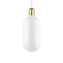 Normann Copenhagen - Amp Pendelleuchte large, weiss / Messing