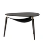 Umage - Hang Out Couchtisch, Eiche schwarz / Messing