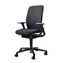 Wilkhahn - AT 187/7 Homeoffice Bürodrehstuhl ohne Sitztiefenverlängerung, schwarz (Hartboden)