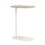 Muuto - Relate Side Table, H 73,5 cm, Eiche / off-white