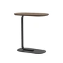 Muuto - Relate Side Table, H 60,5 cm, Eiche geräuchert / schwarz
