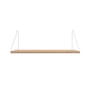 Frama - Shelf Regal 60 x 20 cm, Eiche weiss geölt / Edelstahl