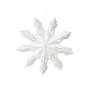 Broste Copenhagen - Christmas Snowflake Deko-Anhänger, Ø 30 cm, weiss