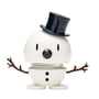 Hoptimist - Medium Snowman, weiss / blau