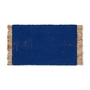 Ferm Living - Block Fussmatte, 50 x 80 cm, blau