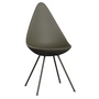 Fritz Hansen - Drop Stuhl, brown bronze / olive green