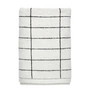 Mette Ditmer - Tile Badetuch 70 x 140 cm, schwarz / off-white