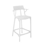Kartell - AI Barstuhl recycled, SH 65 cm, weiss