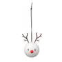 Hoptimist - Reindeer Ornament, weiss (2er-Set)