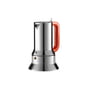 Alessi - 9090 manico forato Espressokocher Induktion 15 cl, orange / Edelstahl