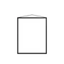 Moebe - Frame Bilderrahmen 40 x 50 cm, schwarz