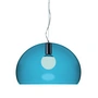 Kartell - FL/Y Pendelleuchte, petroleumblau