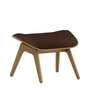 Umage - The Reader Ottoman, Eiche natur / Teddy braun