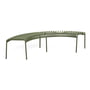 Hay - Palissade Park Bench inkl. Mittelfuss, olive
