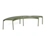 HAY - Palissade Park Bench inkl. Mittelfuss, olive