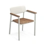 Emu - Shine Outdoor Armlehnstuhl, Teak / weiss