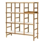 Design House Stockholm - Frame Regal high, 117 x 39 x 132,8 cm, Eiche / weiss