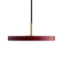 Umage - Asteria Micro LED-Pendelleuchte V2, Messing / ruby red