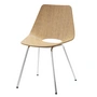 Thonet - S 661 Stuhl, Chrom / Eiche