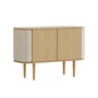 Umage - Treasures Sideboard mit 2 Türen, Eiche natur / white sands