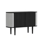 Umage - Treasures Sideboard mit 2 Türen, Eiche schwarz / sterling