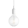 Muuto - Socket E27 LED-Pendelleuchte, weiss
