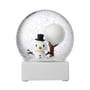 Hoptimist - Snowman Schneekugel, large, weiss