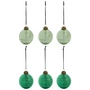 House Doctor - Lolli Christbaumkugel, Ø 6 cm, grün (6er-Set)