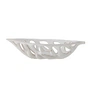 Bloomingville - Foligno Schale L 27 x H 6 x W 14 cm, weiss