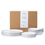Broste Copenhagen - Salt Geschirr Dinner-Set, weiss / schwarz