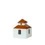 Broste Copenhagen - Bo Dekohaus, light turquise / caramel brown