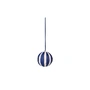 Broste Copenhagen - Sphere Christbaumkugel, Ø 6 cm, intense blue