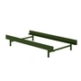 Moebe - Bett 90 x 200 cm, low, pine green