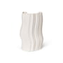 ferm Living - Moire Vase, H 30 cm, off-white
