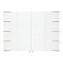 Tojo - stau Sideboard high, 200 x 145 cm, weiss