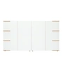 Tojo - stau Sideboard side, 200 x 110 cm, weiss